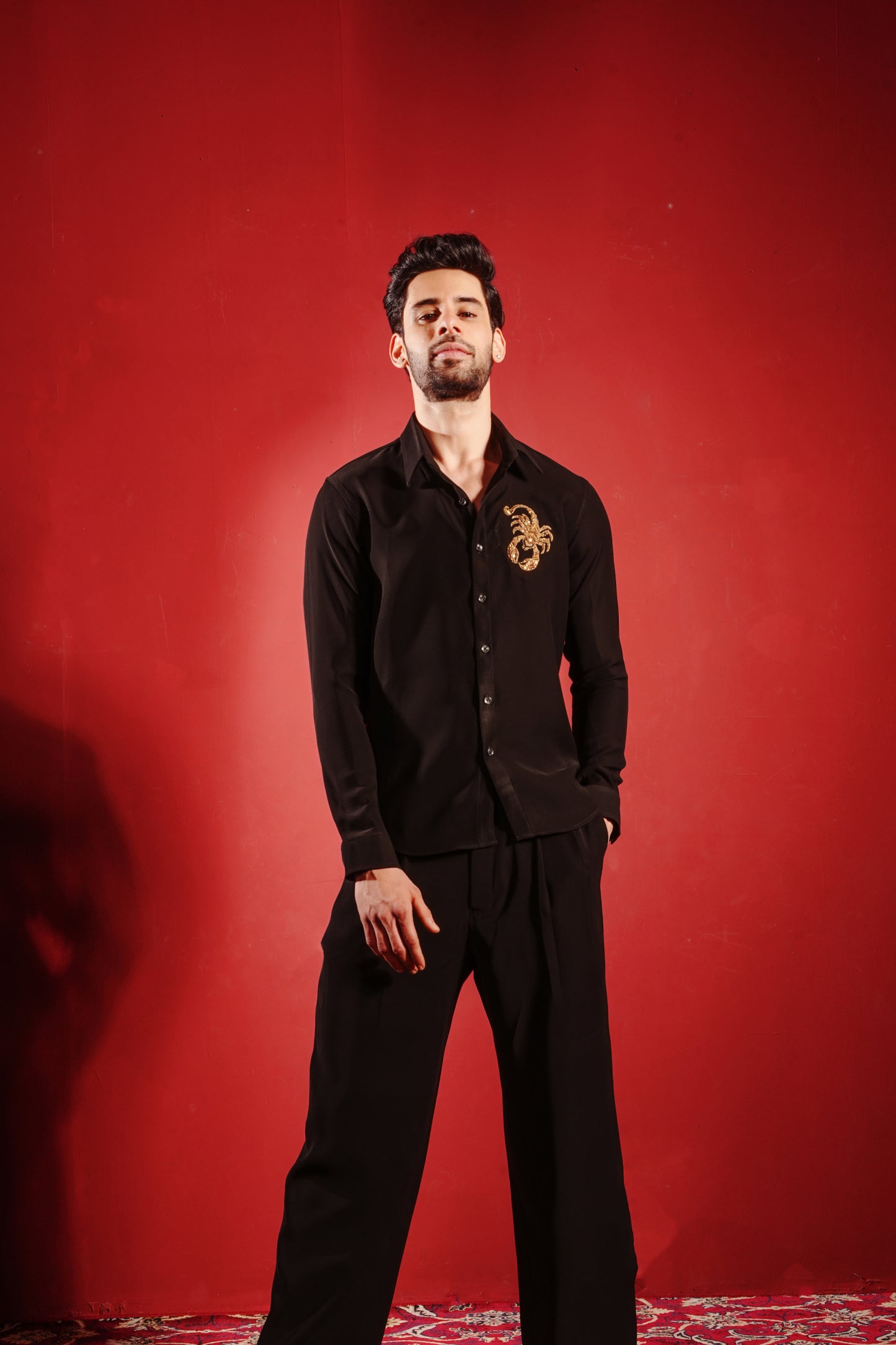 Scorpion Embezzled Black Shirt