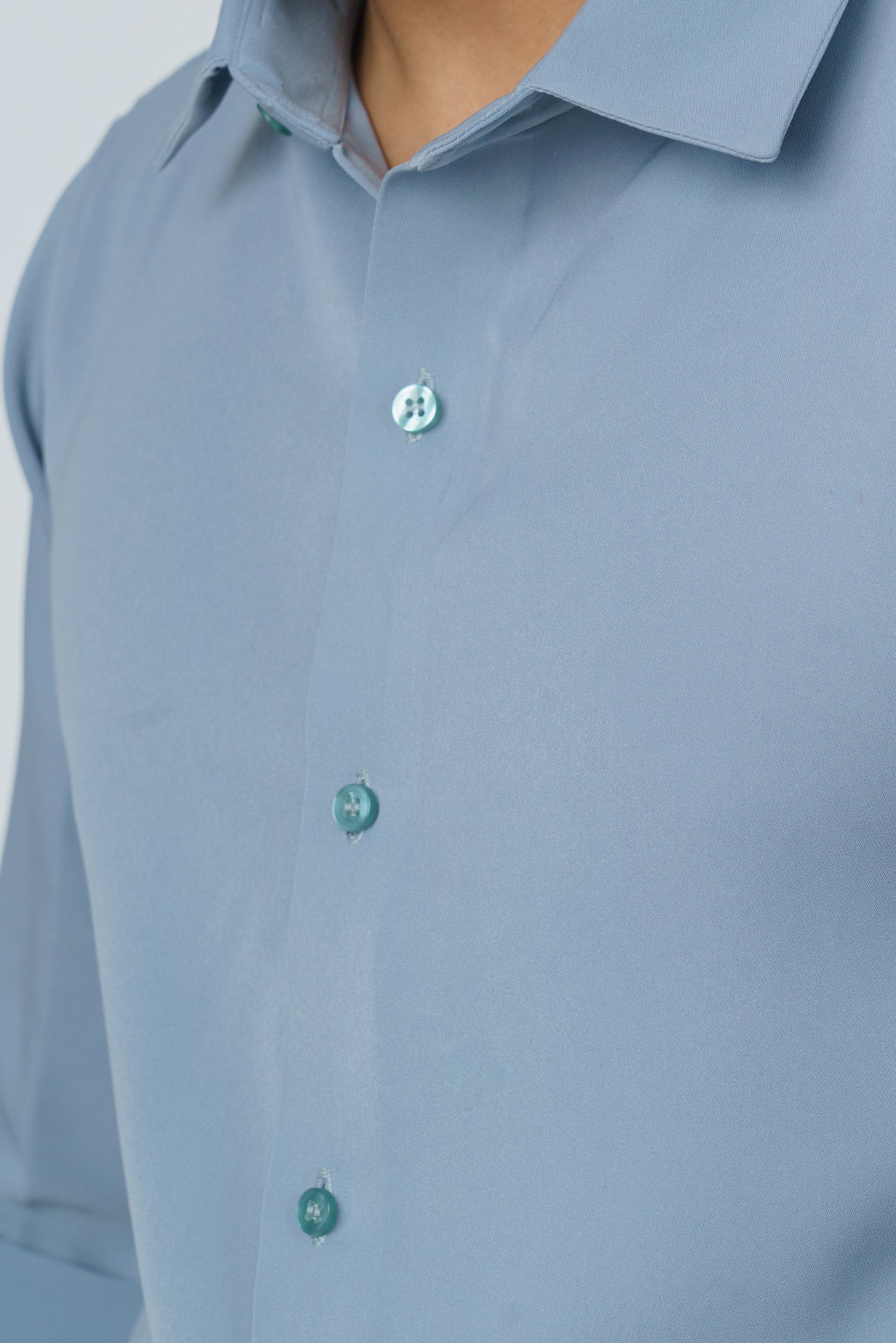 Blue shade solid shirt