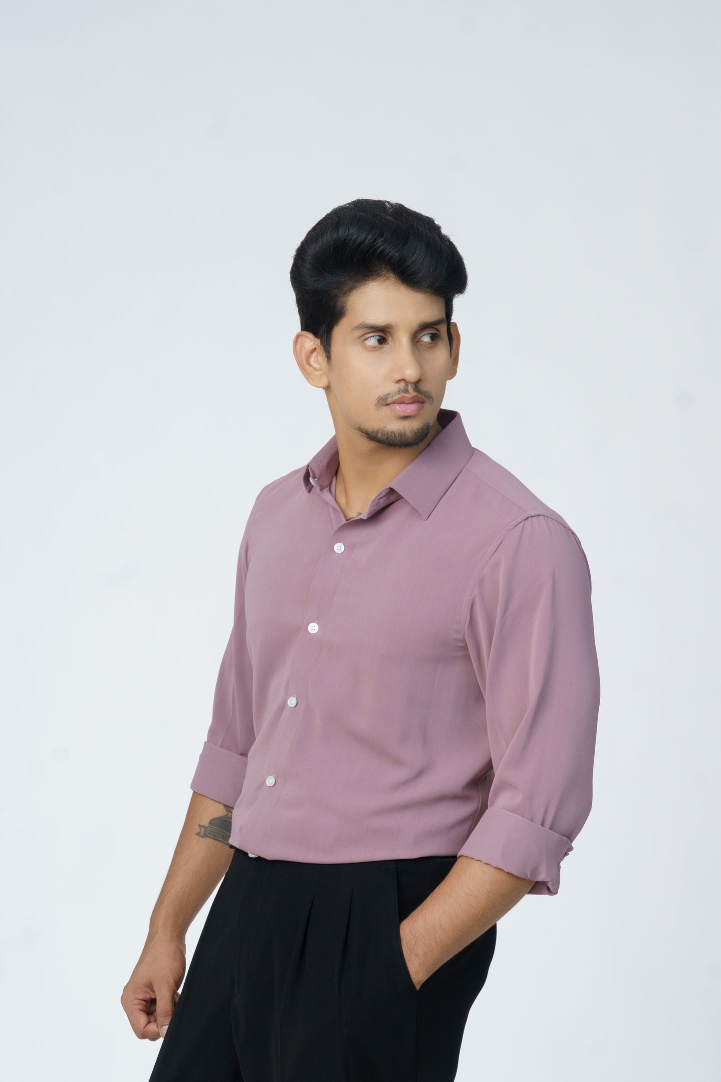 Pink plain soft shirt
