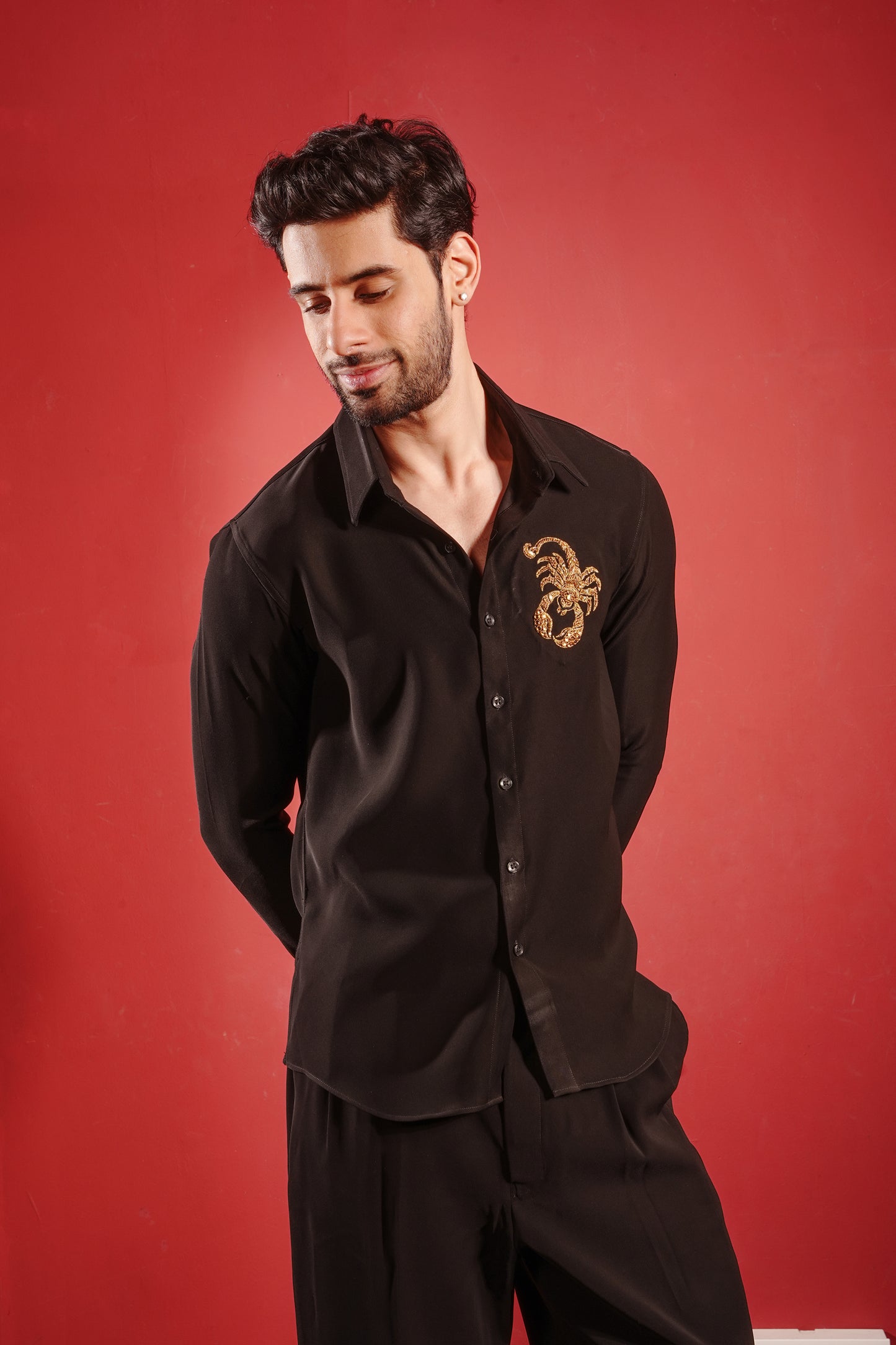 Scorpion Embezzled Black Shirt