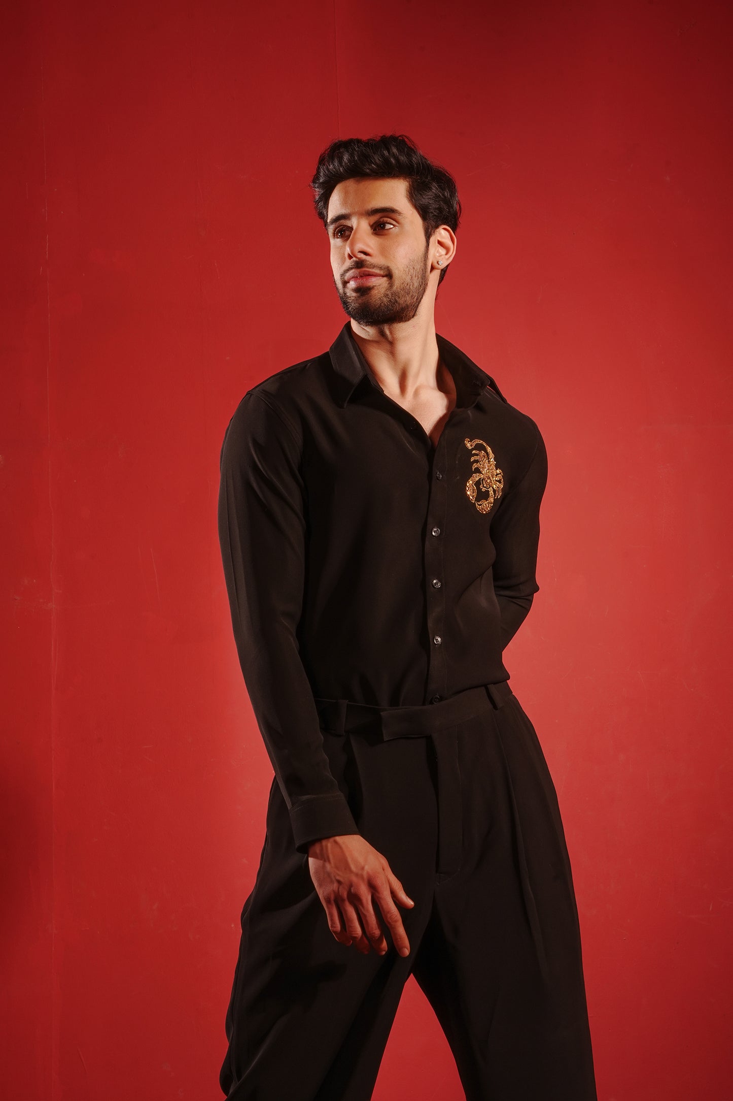 Scorpion Embezzled Black Shirt
