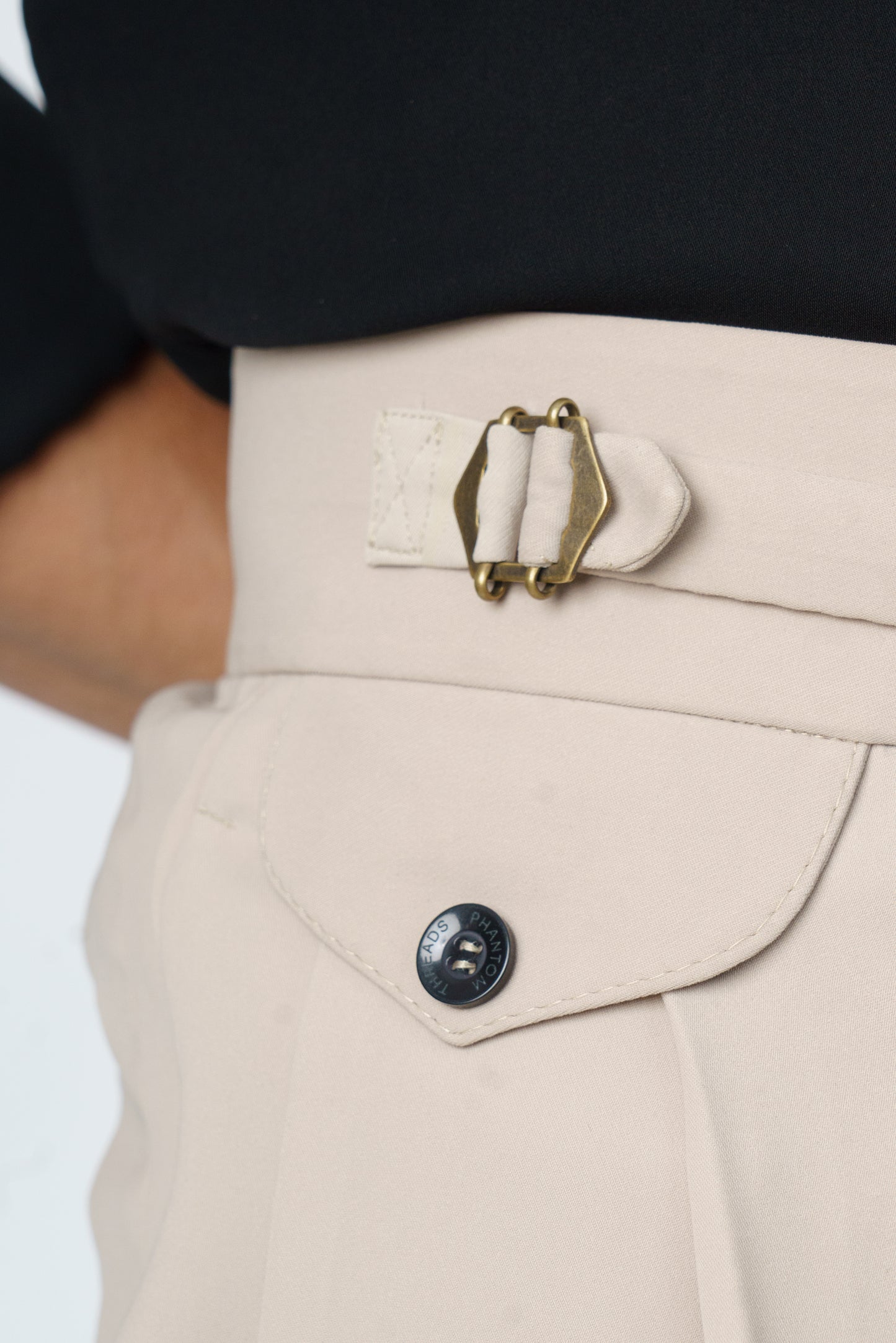 Comfortable Beige Korean pant