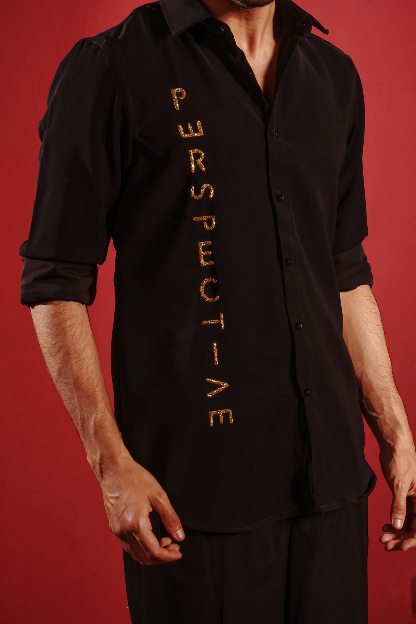 Perspective Black Shirt