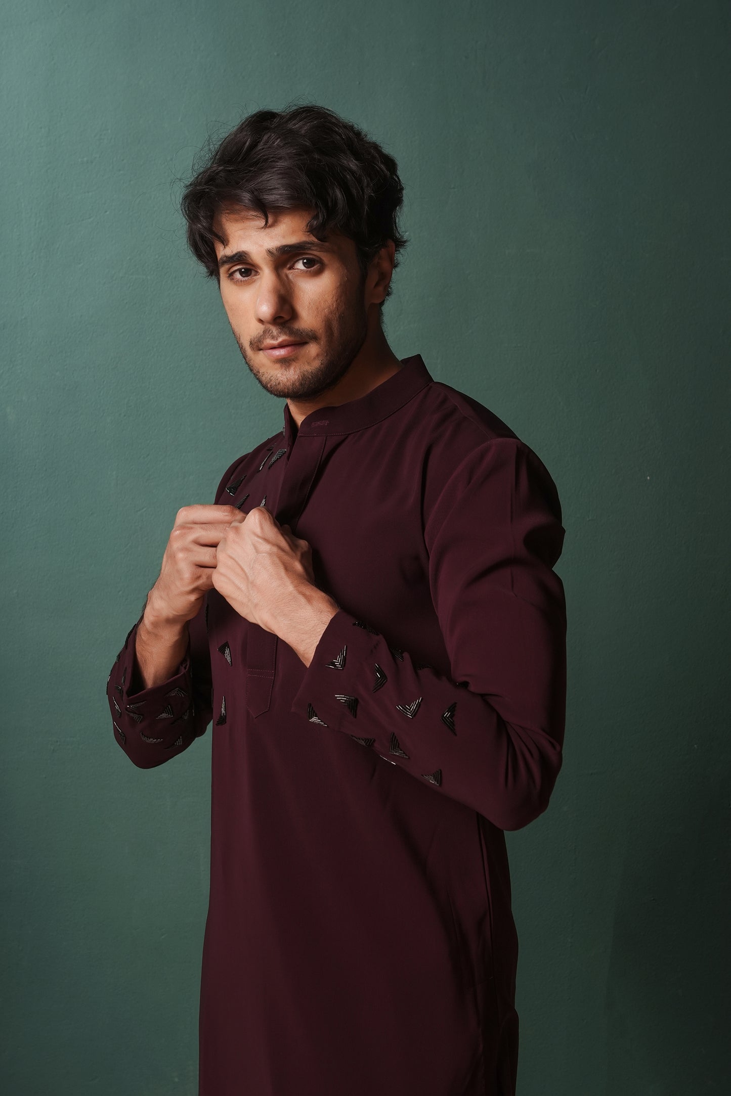 Showstopper Burgundy Kurta